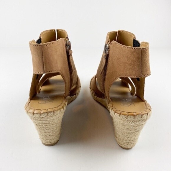 Franco Sarto Brown Nola Espadrille Wedge Sandals Size 9 NEW - Picture 5 of 12